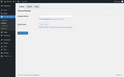 Page screenshot: YouTube Gallery → Settings