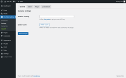Page screenshot: YouTube Gallery → Settings