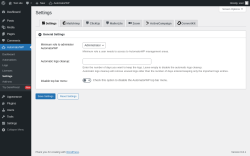 Page screenshot: AutomatorWP → Settings