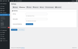 Page screenshot: AutomatorWP → Settings → Mailchimp
