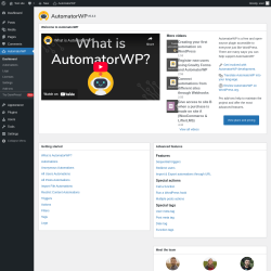 Page screenshot: AutomatorWP