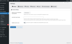 Page screenshot: AutomatorWP → Settings