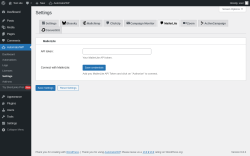 Page screenshot: AutomatorWP → Settings → MailerLite