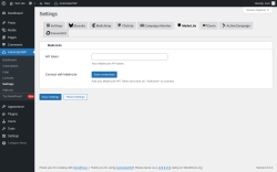 Page screenshot: AutomatorWP → Settings → MailerLite