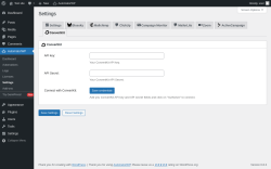 Page screenshot: AutomatorWP → Settings → ConvertKit