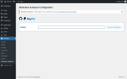Page screenshot: Settings &rarr; Mastodon Autopost