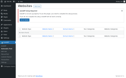 Page screenshot: AutoWP → Automatic Post