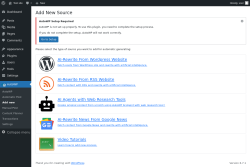 Page screenshot: AutoWP → Add new