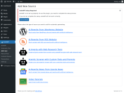 Page screenshot: AutoWP → Add new