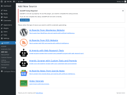 Page screenshot: AutoWP → Add new