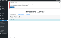 Page screenshot: AutoWP → Transactions