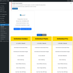 Page screenshot: AutoWP