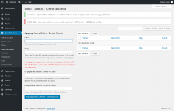 Page screenshot: Bandi di Gara → Uffici & Settori