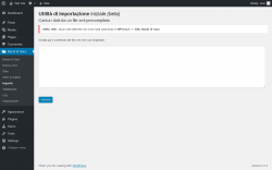 Page screenshot: Bandi di Gara → Importa