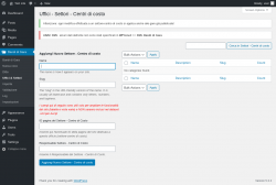 Page screenshot: Bandi di Gara → Uffici & Settori