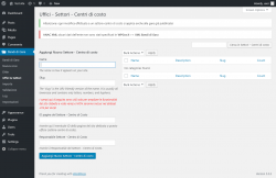 Page screenshot: Bandi di Gara → Uffici & Settori