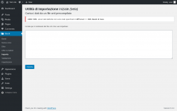 Page screenshot: Bandi → Importa