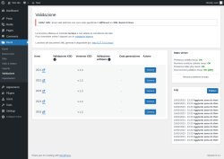 Page screenshot: Bandi → Validazione