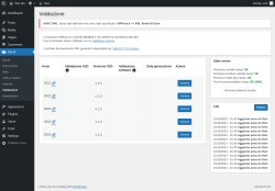 Page screenshot: Bandi → Validazione