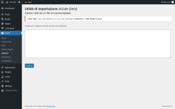 Page screenshot: Bandi → Importa