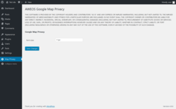 Page screenshot: Map Privacy