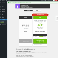 Page screenshot: ACS Settings &rarr; Upgrade&nbsp;&nbsp;➤