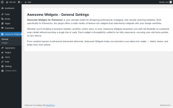 Page screenshot: Awesome Widgets