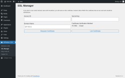 Page screenshot: WPAdmin CDN &rarr; SSL Manager
