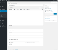 Page screenshot: AWSM Team &rarr; Add New Member