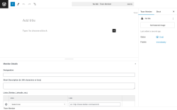 Page screenshot: AWSM Team &rarr; Add Team Member