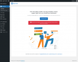Page screenshot: AyeCode