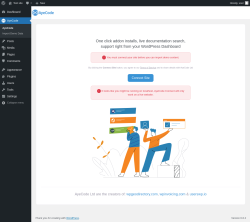 Page screenshot: AyeCode → Import Demo Data