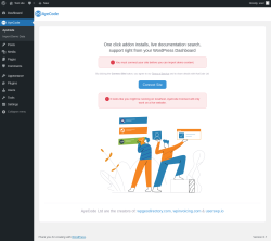 Page screenshot: AyeCode → Import Demo Data