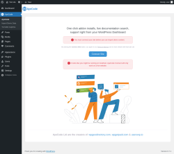 Page screenshot: AyeCode → Import Demo Data