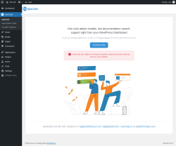 Page screenshot: AyeCode
