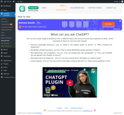 Page screenshot: ChatGPT Assistant → How to Use