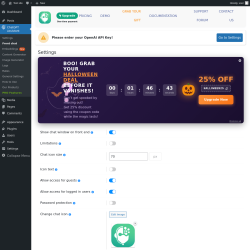 Page screenshot: ChatGPT Assistant → Front chat