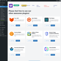 Page screenshot: Popup Box → Our Products