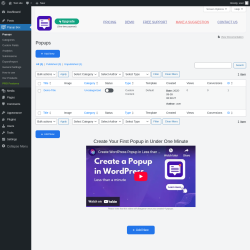 Page screenshot: Popup Box