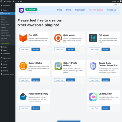 Page screenshot: Popup Box &rarr; Our Products