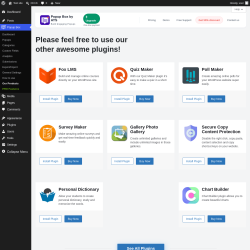 Page screenshot: Popup Box &rarr; Our Products