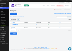 Page screenshot: Popup Box &rarr; Categories