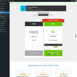 Page screenshot: B Blocks → Upgrade  ➤