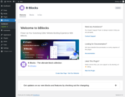 Page screenshot: B Blocks