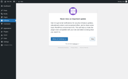 Page screenshot: B Blocks ‹ Test site — WordPress
