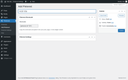 Page screenshot: Pinterests → Add Pinterest