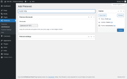 Page screenshot: Pinterests → Add Pinterest