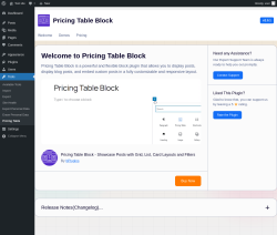 Page screenshot: Tools → Pricing Table