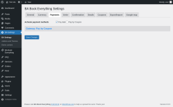 Page screenshot: BA Settings → Payments