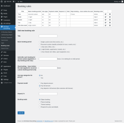 Page screenshot: BA Book Everything → Booking rules